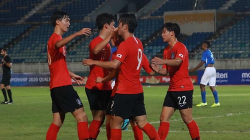 정정용호, AFC U-19 챔피언십 예선서 미얀마 꺾고 2연승
