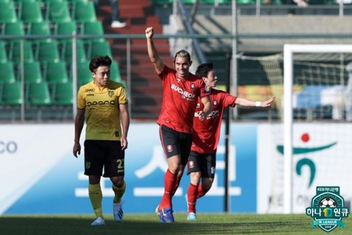 닐손주니어 결승골 부천FC, 수원FC 꺾고 기적의 '준PO 티켓'