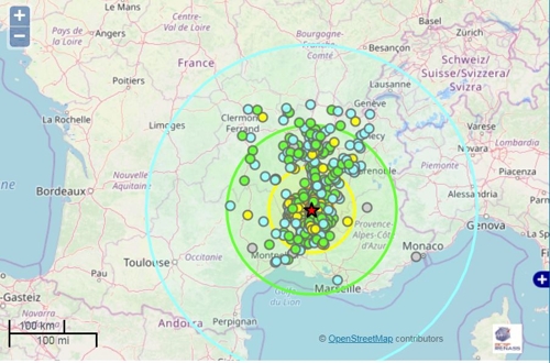 프랑스 리옹 인근서 규모 5.4 지진…4명 다쳐(종합)