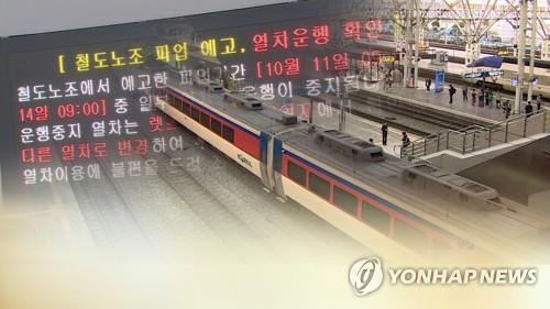 '철도파업' 비상수송대책…"KTX 운행률 평시 68.9% 유지하겠다"