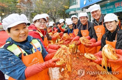 정선 김장김치 2만3천400㎏ 도시 소비자에 선보인다