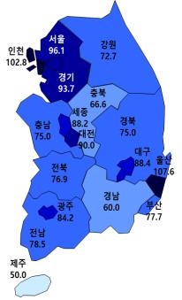 분양경기 기대감 혼조세…서울·경기 '위축', 울산 '만발'