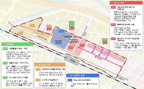 구미시, 도심 4곳 도시재생 뉴딜사업 추진 중