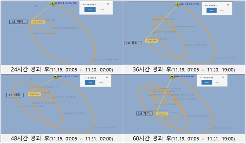 불에 탄 대성호 선체 인양 시도…실종자 이틀째 수색