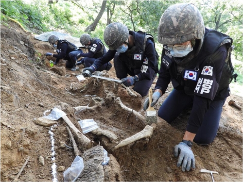 강원 DMZ 화살머리고지 유해발굴 종료…내년 DMZ서 계속 발굴