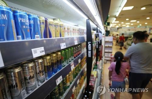 "제로는 아니다" 日맥주 수입액 두달간 5200만원…99% 급감