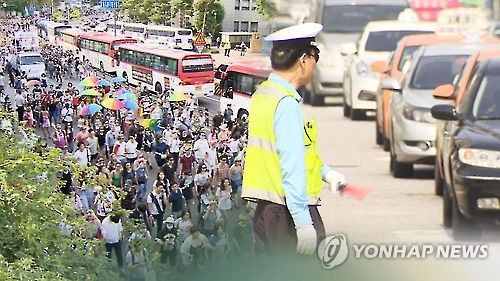 9일 서울 곳곳 대규모 집회로 교통혼잡 예상…"대중교통 이용"