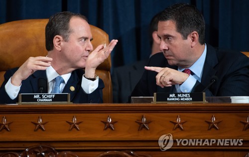 美탄핵조사 첫 공개청문회…"트럼프, 바이든 수사에 더 관심"(종합2보)