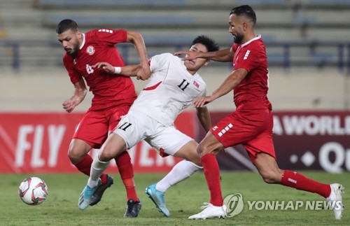 북한, 레바논과 0-0 무승부…한국은 골득실 앞서 H조 2위