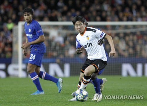 '이강인 교체투입' 발렌시아, 첼시와 2-2 무승부