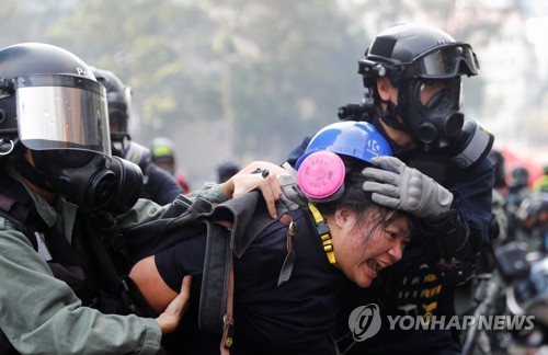 美, 홍콩 시위현장 무력 규탄…"자유 존중하라" 中에 촉구