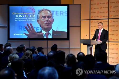 英 블레어 전 총리 "보수당도, 노동당도 과반 자격 없어"