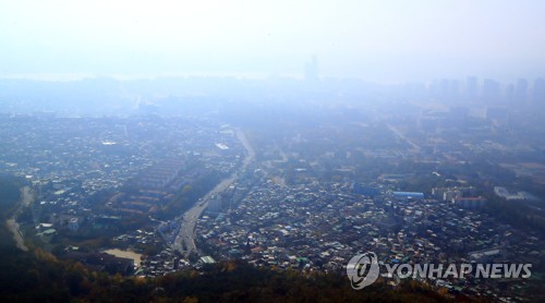 서울 미세먼지 주의보 발령…"실외 활동 자제"