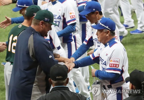 한국, 프리미어12 슈퍼라운드 진출 확정…캐나다, 호주에 패배