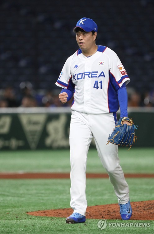 한국 막강 방패, 미국 대포 잠재우고 슈퍼라운드서 5-1 승리 