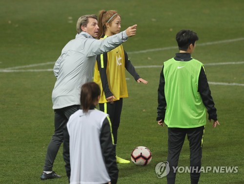 '벨 감독 데뷔전' 앞둔 여자 축구대표팀, 울산서 최종 담금질