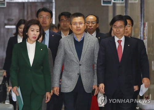 한국당 "北대변인 된 文정권…공수처·연비제 결사저지"