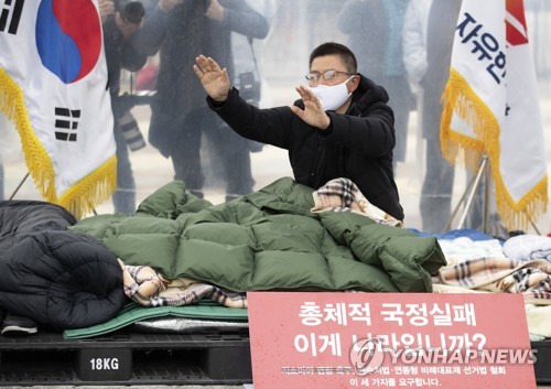 '黃단식'에 결집한 한국당…정기국회後 내부갈등 재점화 가능성