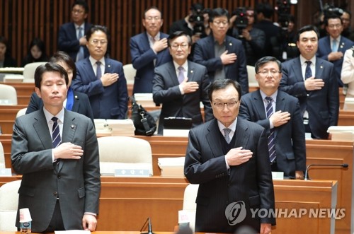 與 "선거법 협상, 지도부에 위임…한국당과 합의 최대한 설득"