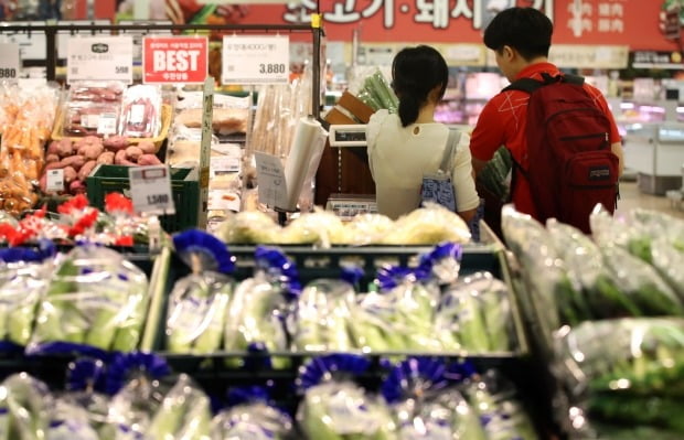 서울 시내 한 마트에서 시민들이 장을 보고 있다. 사진=연합뉴스