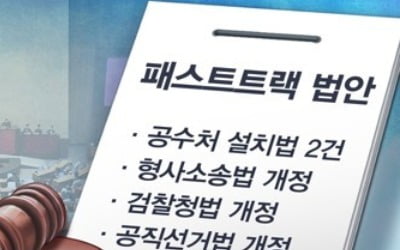 檢개혁법 한달 뒤 부의…패스트트랙 고차방정식 해법은