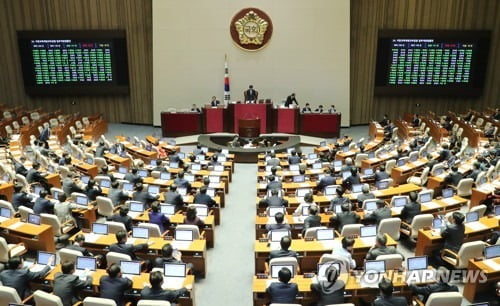 국회, 본회의 열고 소방관 국가직화법 등 법안 처리