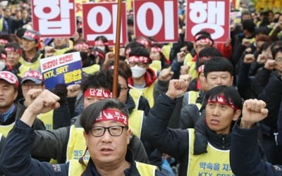 국토부 "철도노조 파업 이틀째 열차운행률 78.2%"