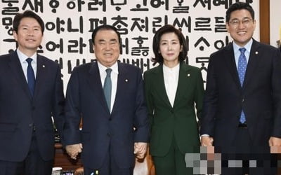 문의장-3당 원내대표 회동…패스트트랙 법안·예산안 논의