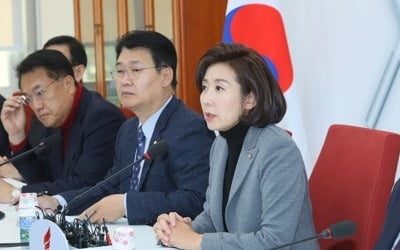 나경원 "연비제 부의, 명백한 불법…금수만도 못한 야만 정치"