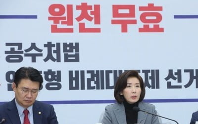 나경원 "친문게이트 실체에도 공수처 입에 올리는 건 몰염치"