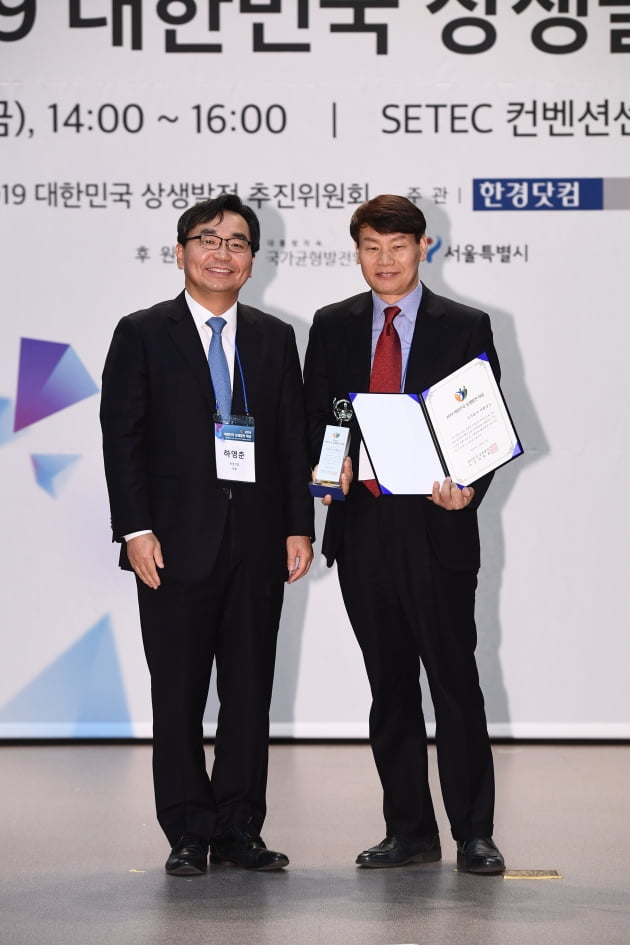 주식회사 여행창조, 2019 대한민국 상생발전 대상 수상