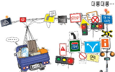 [한경 만평] 부동산 대책 대롱대롱…