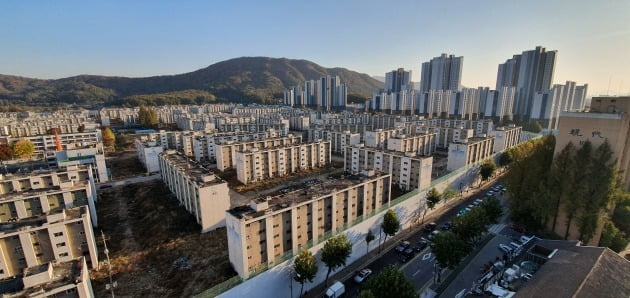 재건축을 진행 중인 서울 개포동 일대 아파트 단지. 한경DB