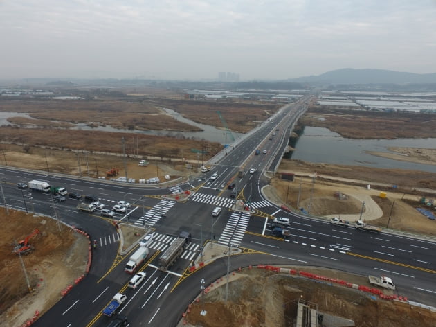 청주시, 780억원 투입해 왕복 4차선 청주역~옥산 도로 개통