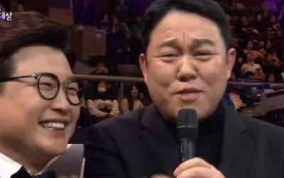 김구라가 SBS 연예대상에서 날린 일침…"3사 본부장 주목"
