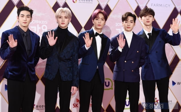 [포토] 뉴이스트, '이 남자들 멋있다~' (2019 KBS 가요대축제)