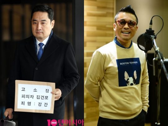 변호사 강용석(왼쪽), 가수 김건모 / 사진=텐아시아DB, 건음기획