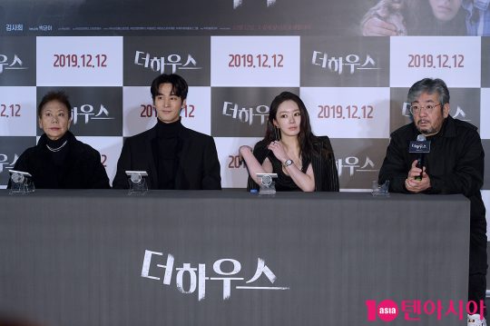 배우 황화순(왼쪽부터), 오창석, 서우, 박균이 감독