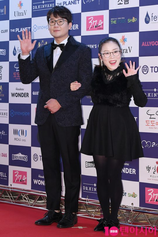 배우 김강현(왼쪽), 방송인 박슬기