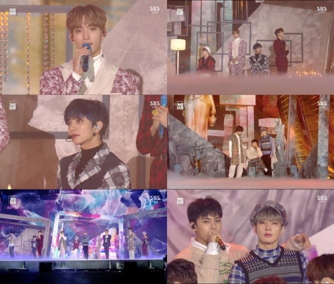 세븐틴, ‘2019 SBS 가요대전’ 달콤하게 채웠다…역대급 선물 같은 무대