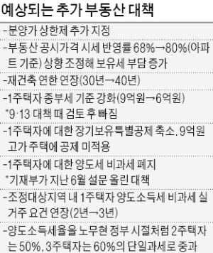 상한제 추가? 보유세 강화?…정부 부동산 대책 또 나오나