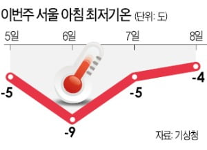 6일까지 '강추위'…낮에도 영하권