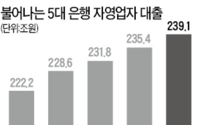 자영업대출 반년새 10兆 급증…금리 상승땐 '이자폭탄' 우려