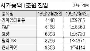 소·부·장, '시총 1兆 클럽' 가입했다며?