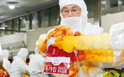 '김치왕' 대상 종가집…공장가동률 141% 비결은