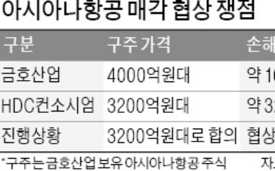 금호 - HDC 줄다리기 팽팽…아시아나 매각 협상기한 연장