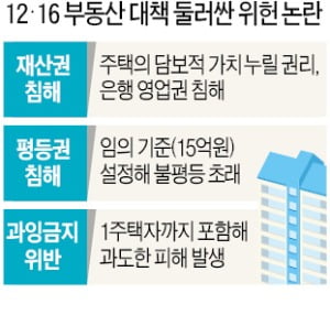 "위헌, 反시장"…역풍 맞는 대출금지 조치