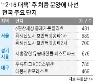 12·16 이후 첫 분양…한파에도 청약열기 '후끈'