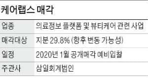 [마켓인사이트] '헬스케어 플랫폼' 케어랩스 공개 매각 본격화