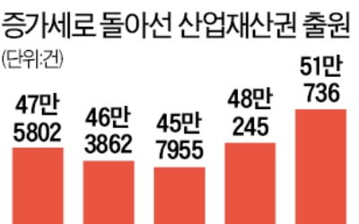 73년 만에…산업재산권 출원 年 50만건 돌파